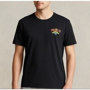 Polo Ralph Lauren Sleep Shirt 1XT Black Size Short Sleeve Pajama Top NEW